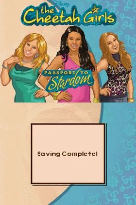 Cheetah Girls, The - Passport to Stardom (USA) screen shot title